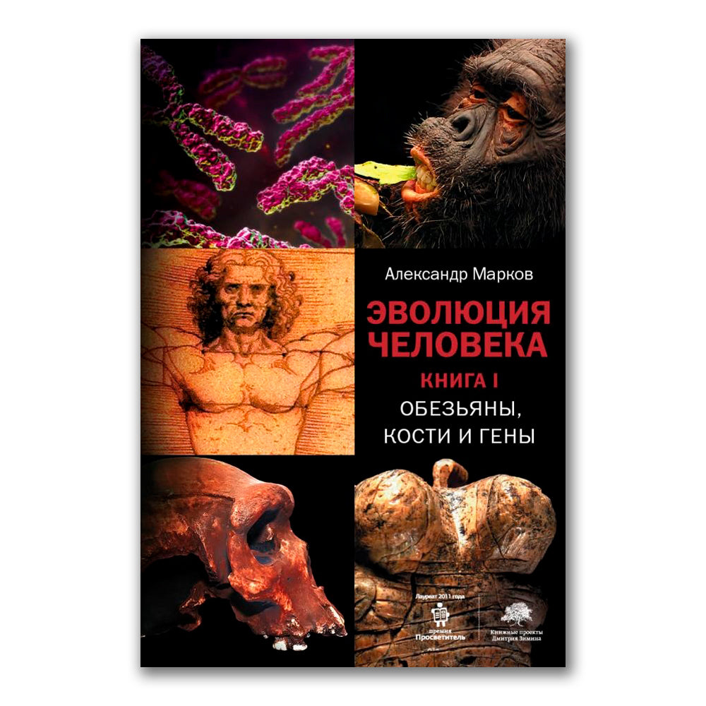 Эволюция человека. Книга 1. Обезьяны, кости и гены. Александр Марков