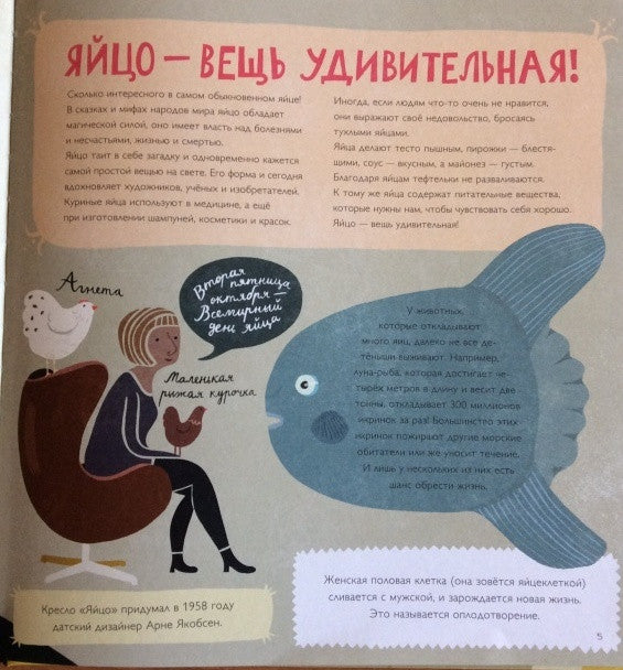 Крутые факты о яйцах. Лена Шёберг